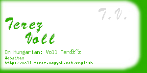 terez voll business card